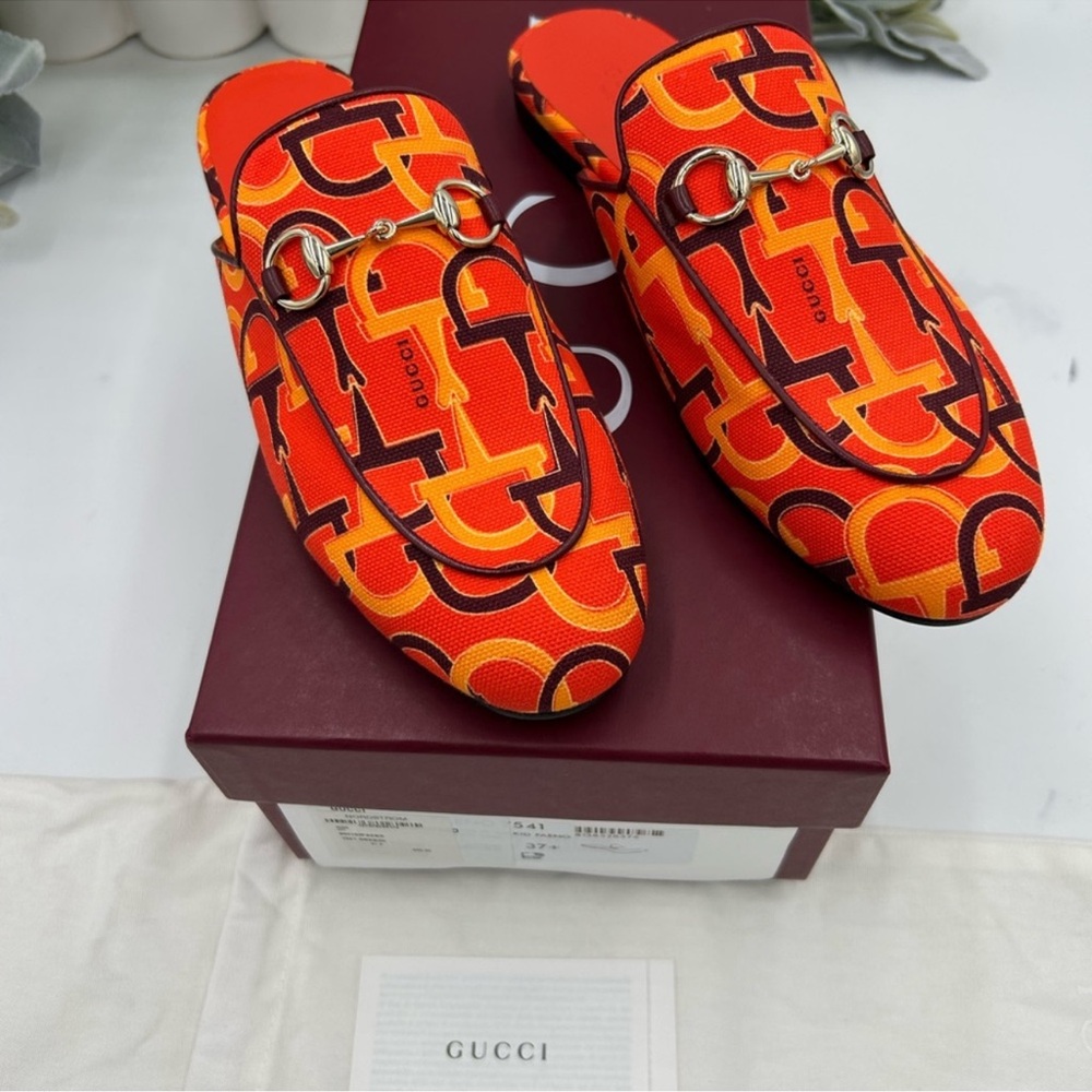 SOLD!!!! Women’s Gucci horse bit Princetown mule size 37.5 made in Italy